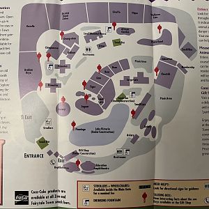 Zoo Map - 1994