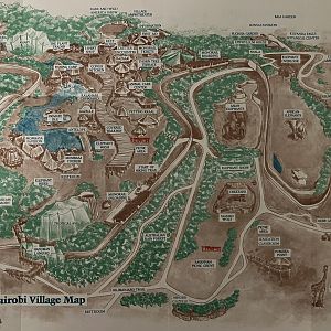 Zoo Map - Circa 1989