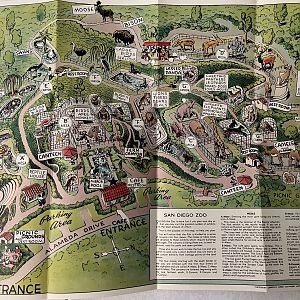 Zoo Map - 1947