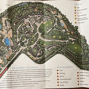 Zoo Map - circa 2016
