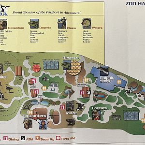 Zoo Map - 1999