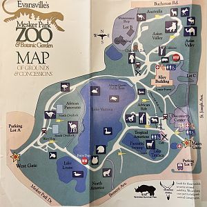 Zoo Map - undated