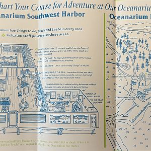 Mount Desert Oceanarium Map - undated