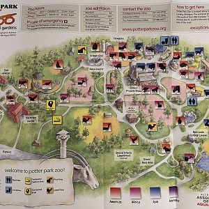 Zoo Map - circa 2011