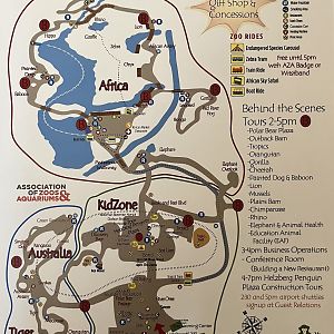 Zoo Map - 2013 (AZA Special Map)