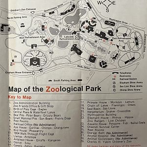 Zoo Map - 1978