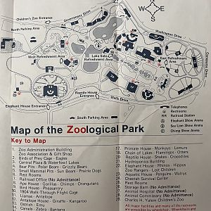 Zoo Map - 1976
