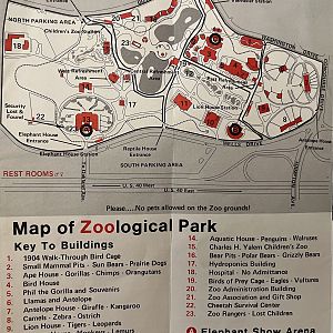 Zoo Map - 1974