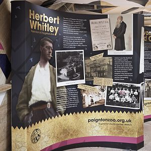 Herbert Whitley's early life - centenary display panel