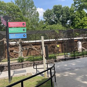 Zoo Entrance Plaza Monkey Habitats- 2023