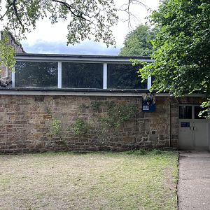 View outside Upper Indian rhino house 17.7.23