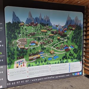 Map -Parc Animalier des Pyrénées (2023)