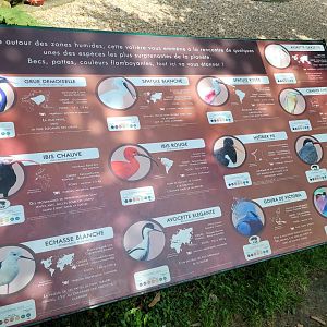 Aviary sign -Parc Animalier des Pyrénées (2023)