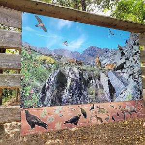 Pyrenean mountains sign -Parc Animalier des Pyrénées (2023)