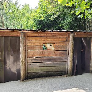 Polecat viewing hut -Parc Animalier des Pyrénées (2023)