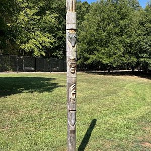 Rowan Wild-Entrance Totem Pole