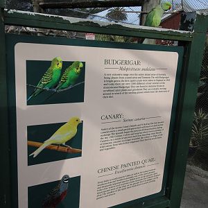 Signage, Virginia Lake Aviary