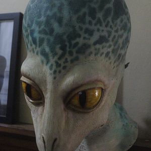 Mask of Dale Russell's Dinosauroid, The Dinosaur House (Raetihi)