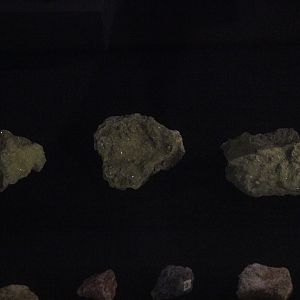 Sulphur crystals, Whanganui Regional Museum
