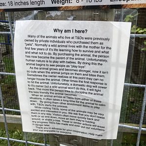 Rescued Animal Signage