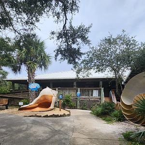 Marine Science Center - Aquarium entrance