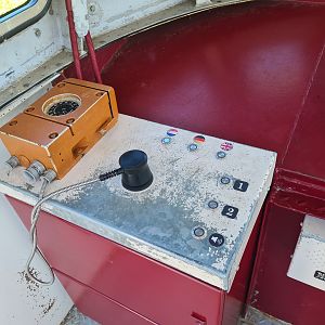 Nortica - Communication panel on Penguin boat