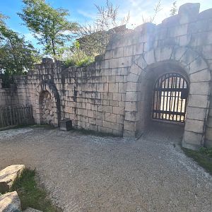 Serenga - Side viewing area to Baboon arena