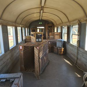 Serenga - Derailed train viewing area