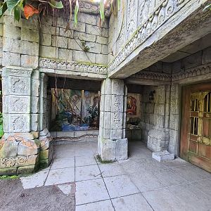 Butterfly temple - Python viewing area and temple theming