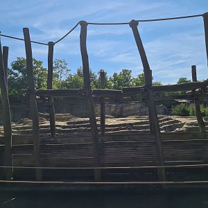 Jungola - Pully rafts in front of Elephant pool