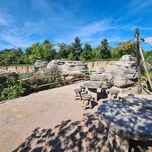 Jungola - Seating area near elephants