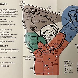 Zoo Map - 1991