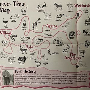 Driving Safari Map - 2010