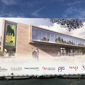 Rendering of the new gorilla building.