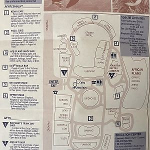 Zoo Map - 1995