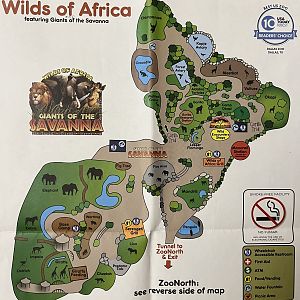 Zoo Map - 2015 (Wilds of Africa)
