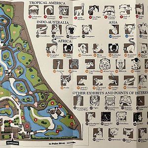 Zoo Map - 1995
