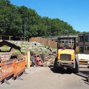 New mountain animal area - Rocky Mountain goat exhibit under construction (Since finished), 2023-05-31