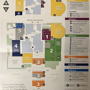 Pacific Science Center Map - 2015