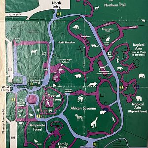 Zoo Map - 1994