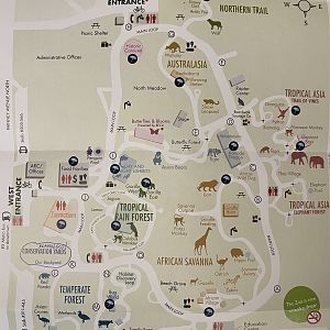 Zoo Map - Winter 2007