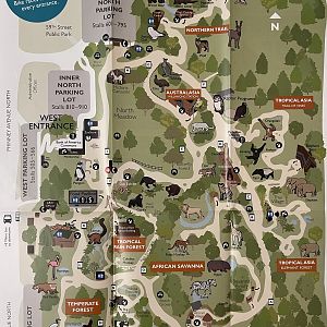 Zoo Map - Winter 2011