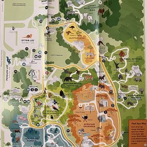 Zoo Map - Spring 2023