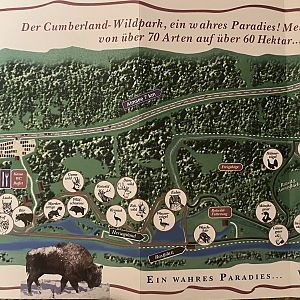 Cumberland Wildlife Park Map - undated