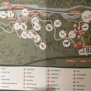 Cumberland Wildlife Park Map - 2020
