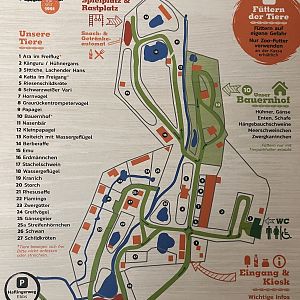 Raritaten Zoo Ebbs Map - undated