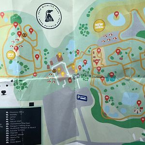 Map of Peak Wildlife Park (August 2023)