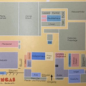 Tiergarten & Reiterhof (Walding) Map - undated