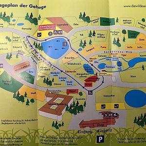 Tierpark Stadt Haag Map - 2014