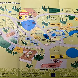 Tierpark Stadt Haag Map - undated